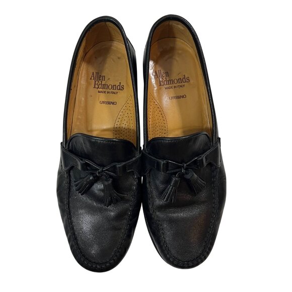 Allen Edmonds Other - 40% off! Allen Edmonds shoes men's 9 black leather Urbino tassel loafers slip on